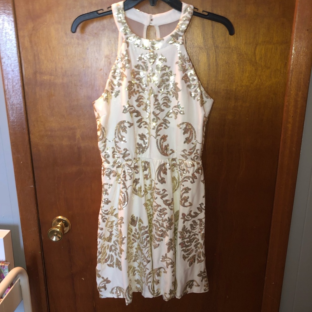 Beautiful White and Gold Dress